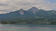 Archiv Foto Webcam Faaker See, Blickrichtung Mittagskogel 07:00