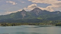 Archiv Foto Webcam Faaker See, Blickrichtung Mittagskogel 11:00