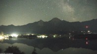 Archiv Foto Webcam Faaker See, Blickrichtung Mittagskogel 01:00