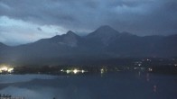 Archiv Foto Webcam Faaker See, Blickrichtung Mittagskogel 03:00