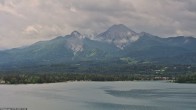Archiv Foto Webcam Faaker See, Blickrichtung Mittagskogel 09:00