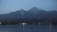 Archiv Foto Webcam Faaker See, Blickrichtung Mittagskogel 03:00
