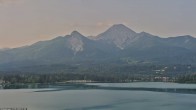 Archiv Foto Webcam Faaker See, Blickrichtung Mittagskogel 06:00