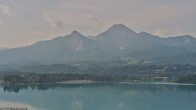 Archiv Foto Webcam Faaker See, Blickrichtung Mittagskogel 07:00