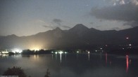 Archiv Foto Webcam Faaker See, Blickrichtung Mittagskogel 01:00
