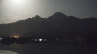 Archiv Foto Webcam Faaker See, Blickrichtung Mittagskogel 01:00