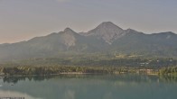 Archiv Foto Webcam Faaker See, Blickrichtung Mittagskogel 06:00