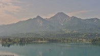 Archiv Foto Webcam Faaker See, Blickrichtung Mittagskogel 07:00