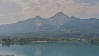 Archiv Foto Webcam Faaker See, Blickrichtung Mittagskogel 09:00