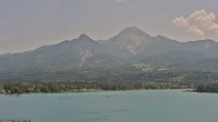 Archiv Foto Webcam Faaker See, Blickrichtung Mittagskogel 13:00
