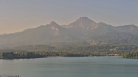 Archiv Foto Webcam Faaker See, Blickrichtung Mittagskogel 06:00
