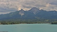Archiv Foto Webcam Faaker See, Blickrichtung Mittagskogel 13:00