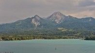 Archiv Foto Webcam Faaker See, Blickrichtung Mittagskogel 15:00