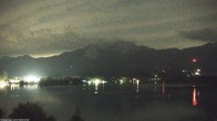 Archiv Foto Webcam Faaker See, Blickrichtung Mittagskogel 01:00