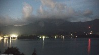 Archiv Foto Webcam Faaker See, Blickrichtung Mittagskogel 03:00