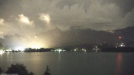 Archiv Foto Webcam Faaker See, Blickrichtung Mittagskogel 01:00