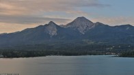 Archiv Foto Webcam Faaker See, Blickrichtung Mittagskogel 06:00