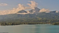 Archiv Foto Webcam Faaker See, Blickrichtung Mittagskogel 07:00