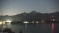 Archiv Foto Webcam Faaker See, Blickrichtung Mittagskogel 03:00