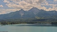 Archiv Foto Webcam Faaker See, Blickrichtung Mittagskogel 11:00