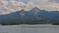 Archiv Foto Webcam Faaker See, Blickrichtung Mittagskogel 13:00