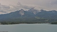 Archiv Foto Webcam Faaker See, Blickrichtung Mittagskogel 15:00