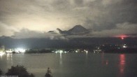 Archiv Foto Webcam Faaker See, Blickrichtung Mittagskogel 01:00