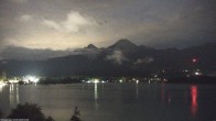 Archiv Foto Webcam Faaker See, Blickrichtung Mittagskogel 03:00