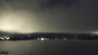 Archiv Foto Webcam Faaker See, Blickrichtung Mittagskogel 23:00