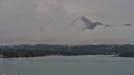 Archiv Foto Webcam Faaker See, Blickrichtung Mittagskogel 07:00