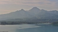 Archiv Foto Webcam Faaker See, Blickrichtung Mittagskogel 07:00