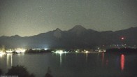 Archiv Foto Webcam Faaker See, Blickrichtung Mittagskogel 03:00