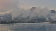 Archiv Foto Webcam Faaker See, Blickrichtung Mittagskogel 06:00