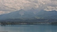 Archiv Foto Webcam Faaker See, Blickrichtung Mittagskogel 10:00