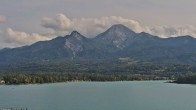 Archiv Foto Webcam Faaker See, Blickrichtung Mittagskogel 15:00