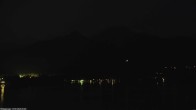 Archiv Foto Webcam Faaker See, Blickrichtung Mittagskogel 19:00
