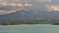 Archiv Foto Webcam Faaker See, Blickrichtung Mittagskogel 13:00
