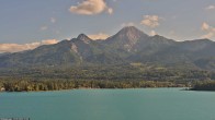 Archiv Foto Webcam Faaker See, Blickrichtung Mittagskogel 15:00