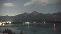 Archiv Foto Webcam Faaker See, Blickrichtung Mittagskogel 03:00