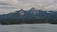 Archiv Foto Webcam Faaker See, Blickrichtung Mittagskogel 15:00
