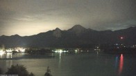 Archiv Foto Webcam Faaker See, Blickrichtung Mittagskogel 03:00