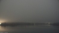 Archiv Foto Webcam Faaker See, Blickrichtung Mittagskogel 23:00