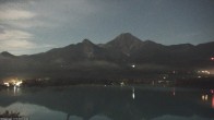 Archiv Foto Webcam Faaker See, Blickrichtung Mittagskogel 23:00