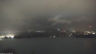 Archiv Foto Webcam Faaker See, Blickrichtung Mittagskogel 23:00