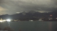 Archiv Foto Webcam Faaker See, Blickrichtung Mittagskogel 01:00