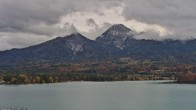 Archiv Foto Webcam Faaker See, Blickrichtung Mittagskogel 13:00