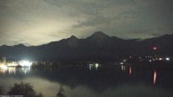 Archiv Foto Webcam Faaker See, Blickrichtung Mittagskogel 01:00