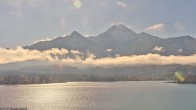 Archiv Foto Webcam Faaker See, Blickrichtung Mittagskogel 09:00