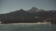 Archiv Foto Webcam Faaker See, Blickrichtung Mittagskogel 19:00