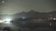 Archiv Foto Webcam Faaker See, Blickrichtung Mittagskogel 00:00